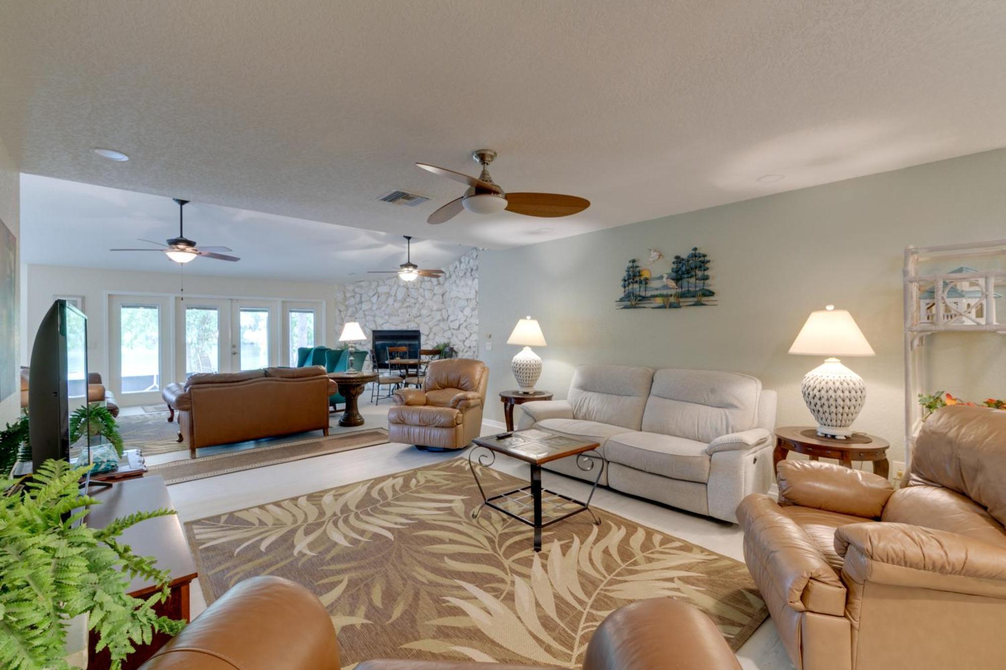 Waterfront Dunnellon Home With Private Dock And Lanai! Exterior photo