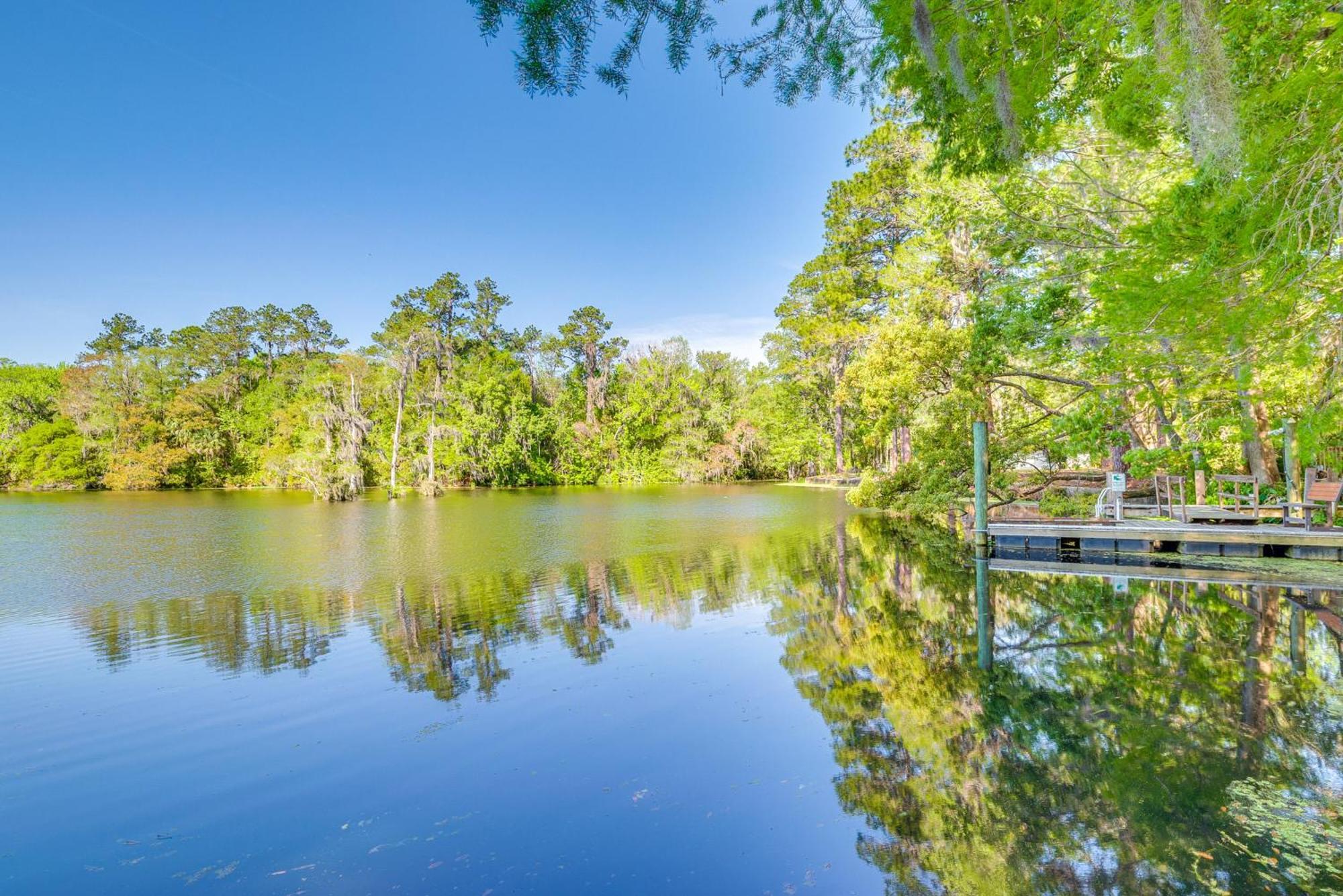 Waterfront Dunnellon Home With Private Dock And Lanai! Exterior photo