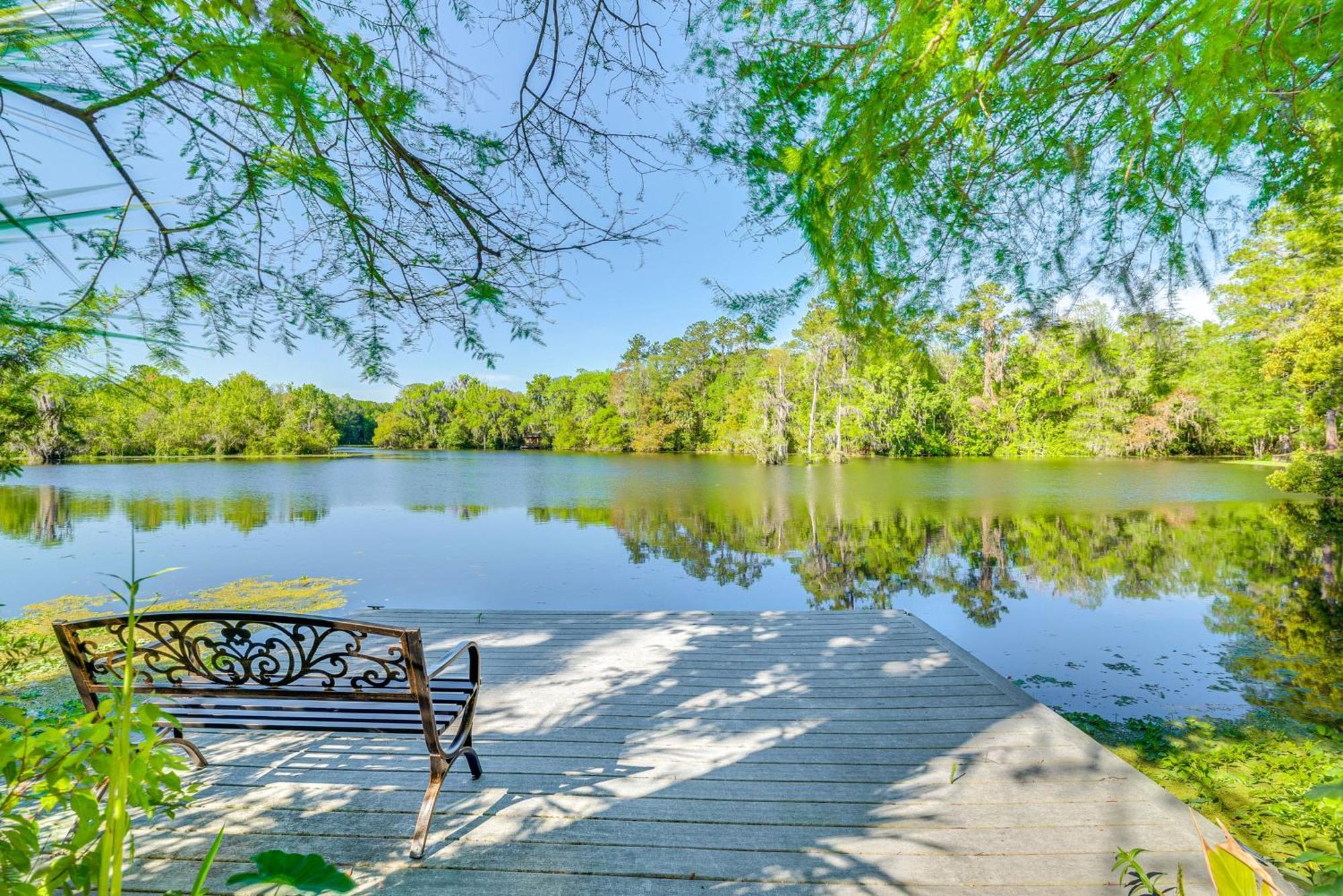 Waterfront Dunnellon Home With Private Dock And Lanai! Exterior photo