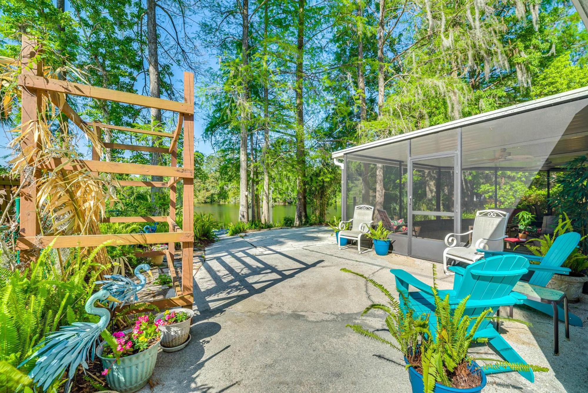 Waterfront Dunnellon Home With Private Dock And Lanai! Exterior photo