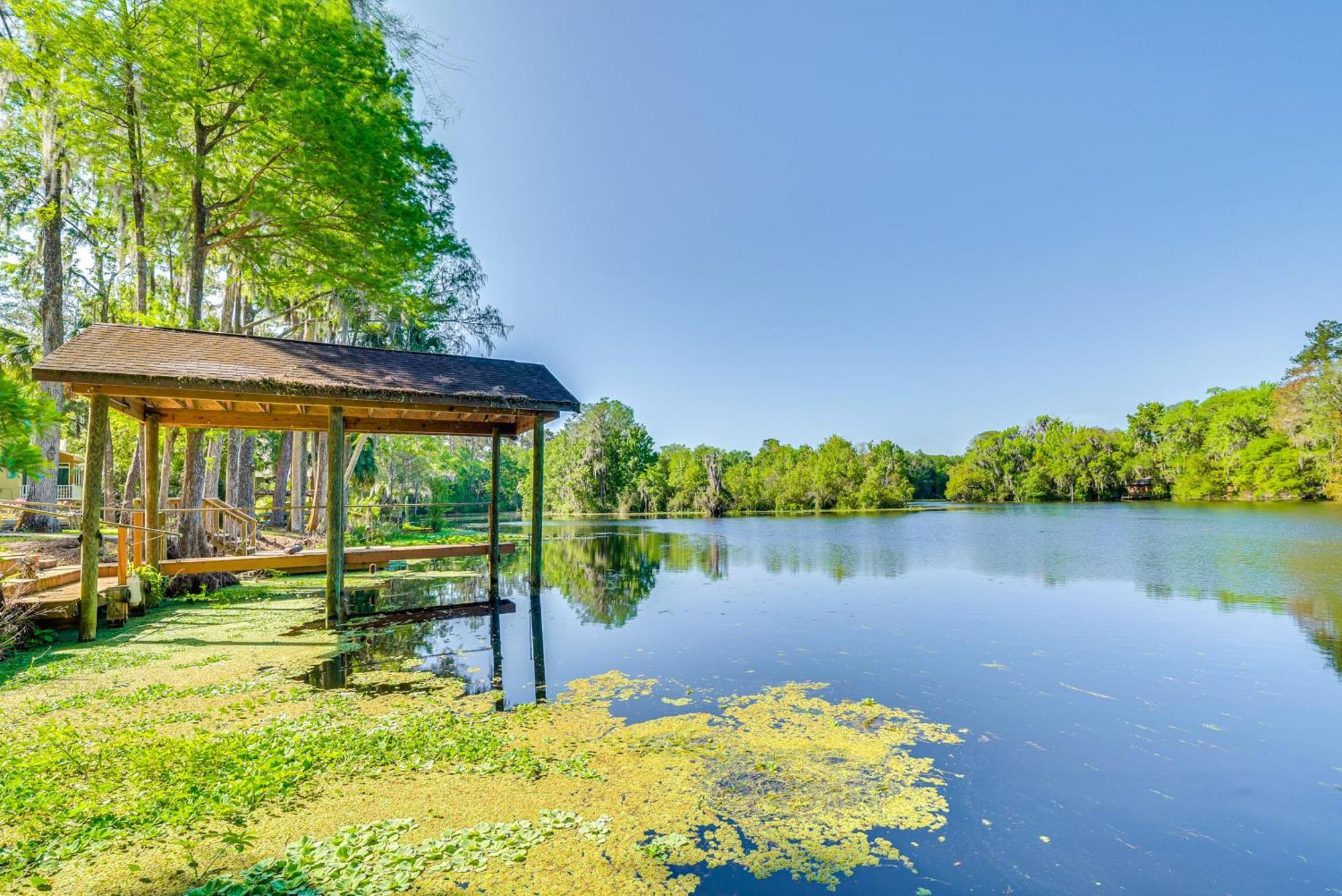 Waterfront Dunnellon Home With Private Dock And Lanai! Exterior photo